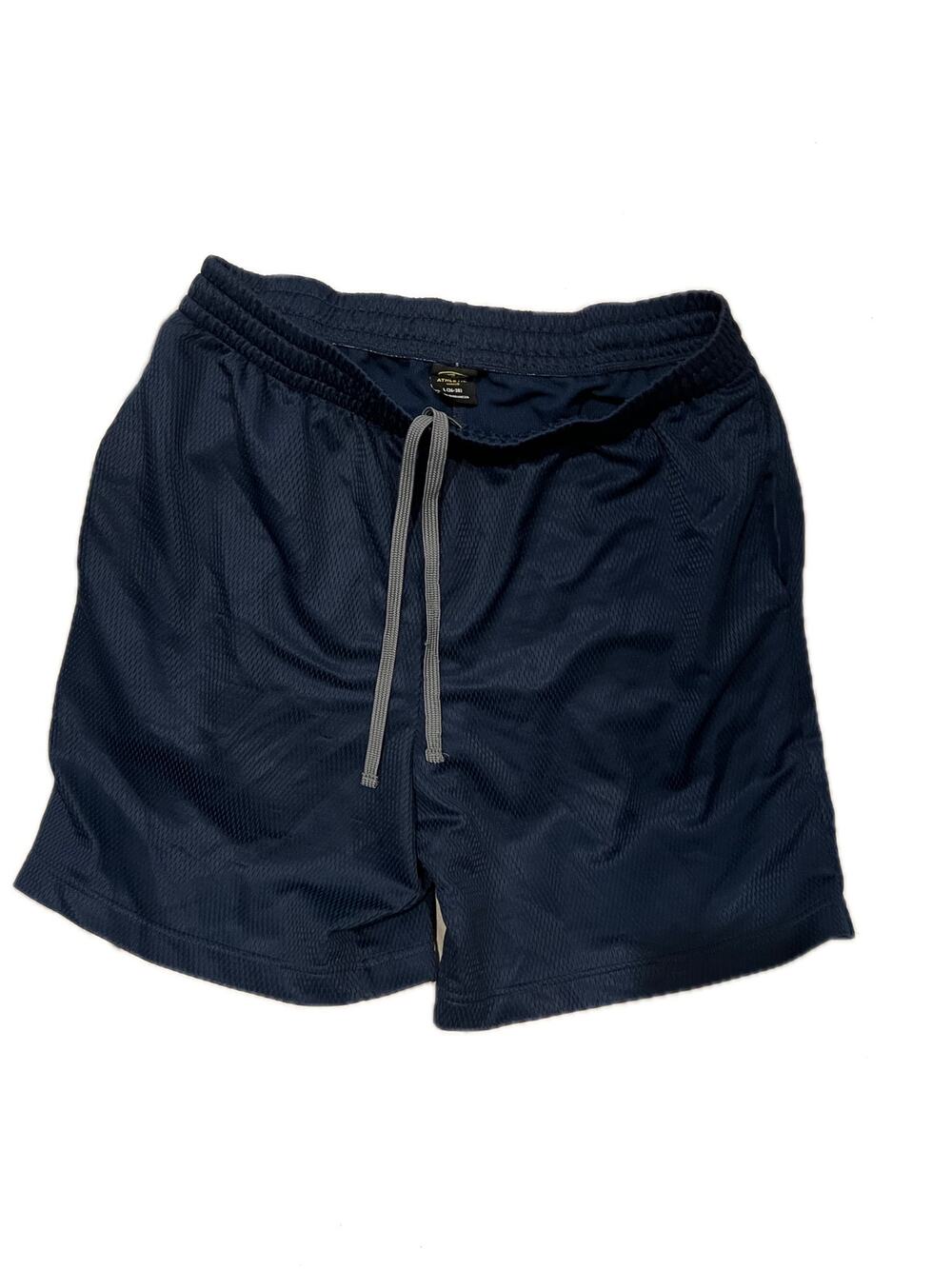 Athletic Works Navy Blue Training Shorts Size L (36-38)